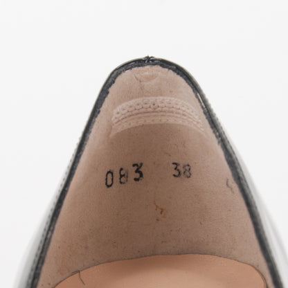 Christian Louboutin Patent Wallis Wedges 38 Black 8 of 8
