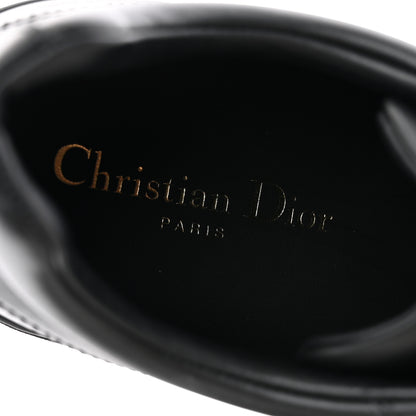 Christian Dior Calfskin Suede Logo Sneakers 40 Black 7 of 8