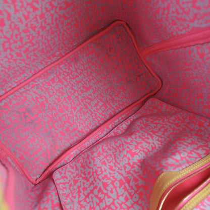 Louis Vuitton Monogram Graffiti Neverfull GM Fuchsia 6 of 8