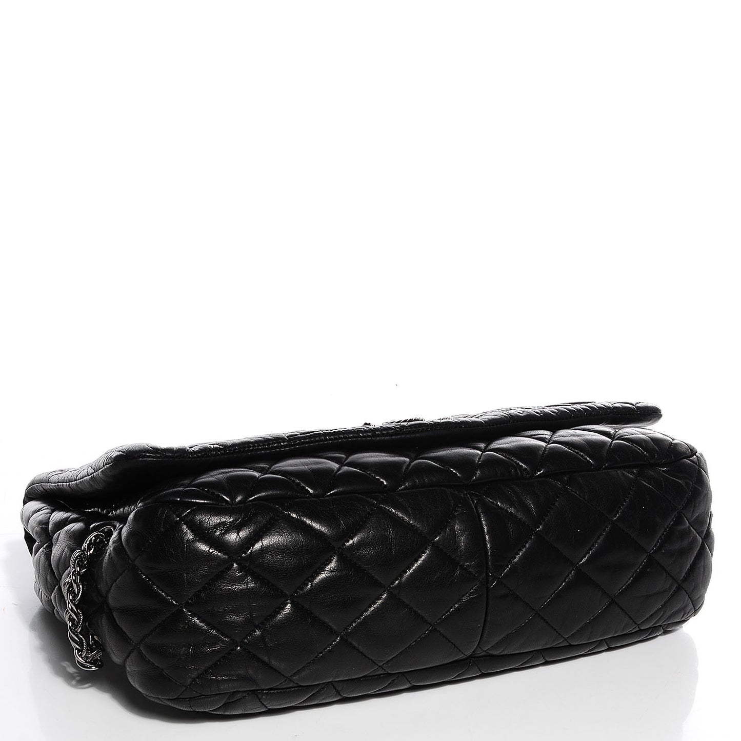 Lambskin Quilted Paris Moscou Red Square Flap Black