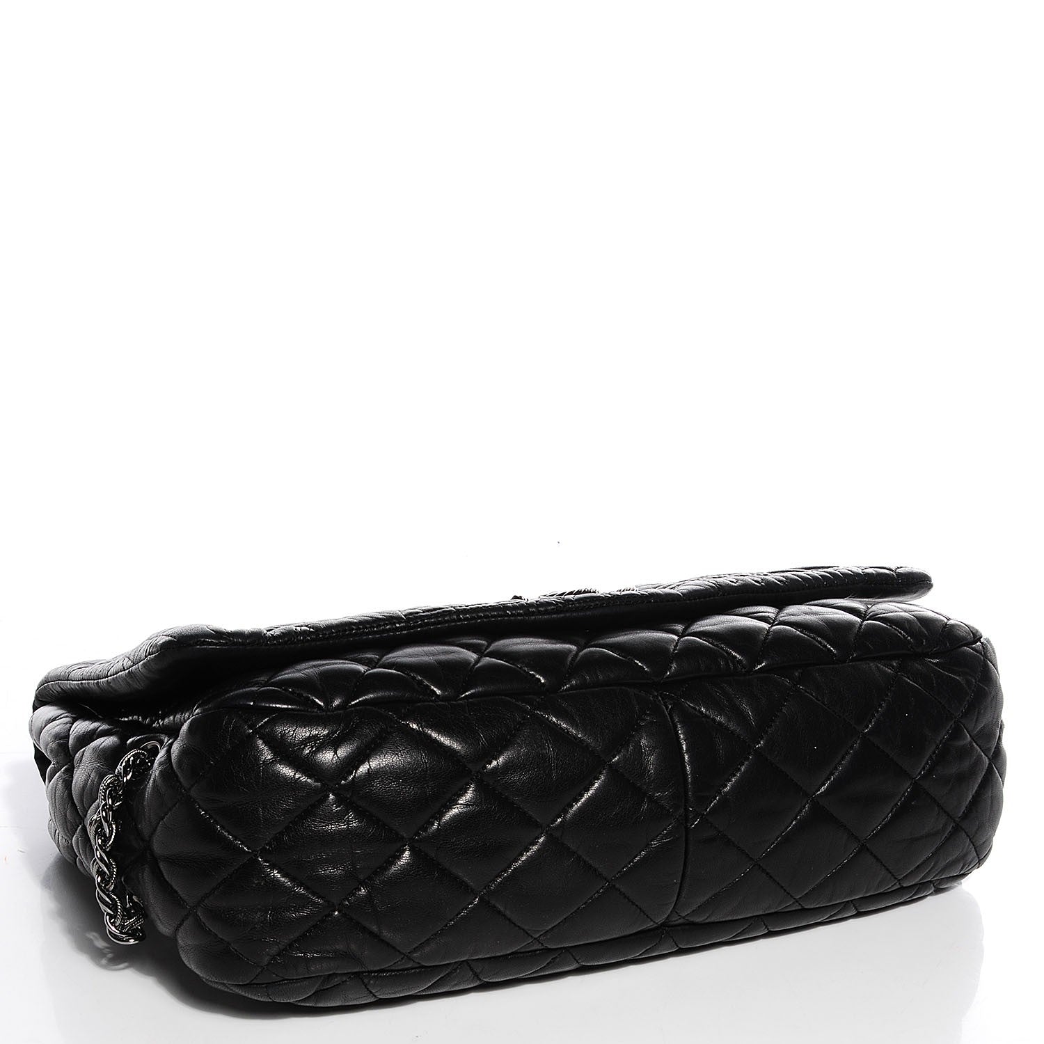Chanel Lambskin Quilted Paris Moscou Red Square Flap Black 4 of 8