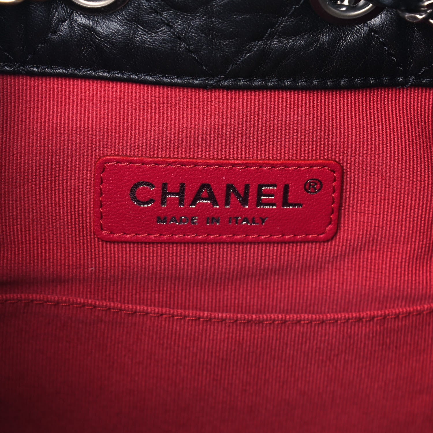 Chanel Aged Calfskin Quilted Small Gabrielle Backpack Black 6 of 11