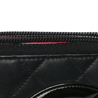 Chanel Calfskin Cambon Zip Around Organizer Wallet Black 18 of 23