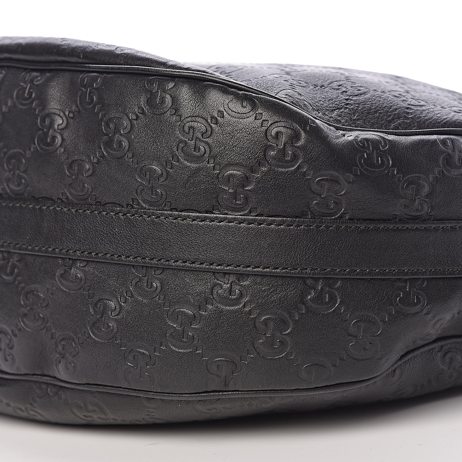 Gucci Guccissima Medium GG Twins Hobo Black 9 of 9