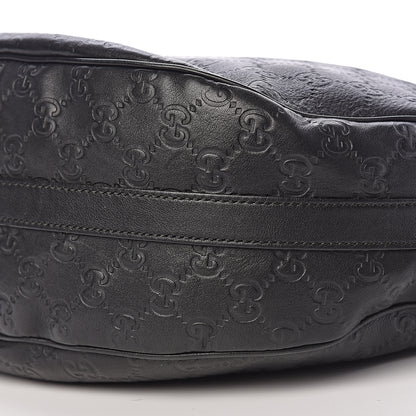 Gucci Guccissima Medium GG Twins Hobo Black 9 of 9