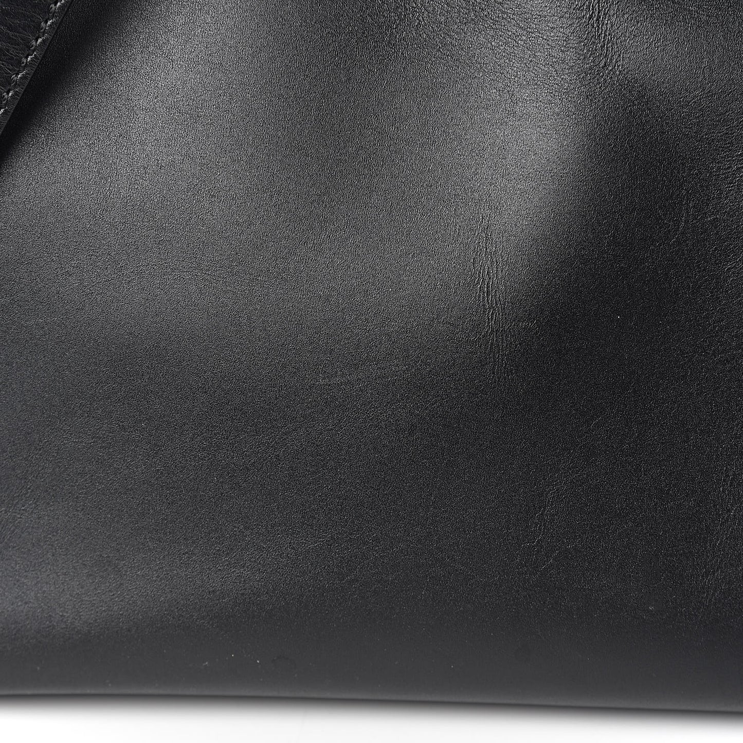 Vitello Morgan Shiny Nappa Medium Peekaboo Iconic Satchel Black