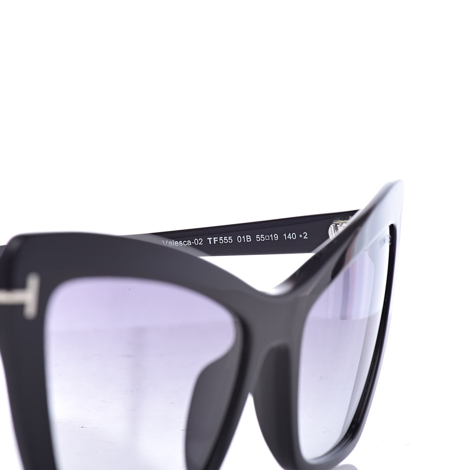 Tom Ford Valesca Cat Eye Sunglasses TF555 Black 6 of 6