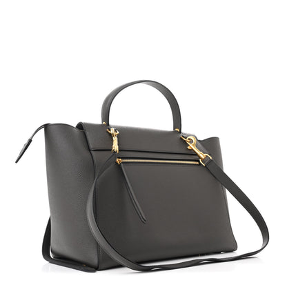Celine Grained Calfskin Mini Belt Bag Grey 3 of 10