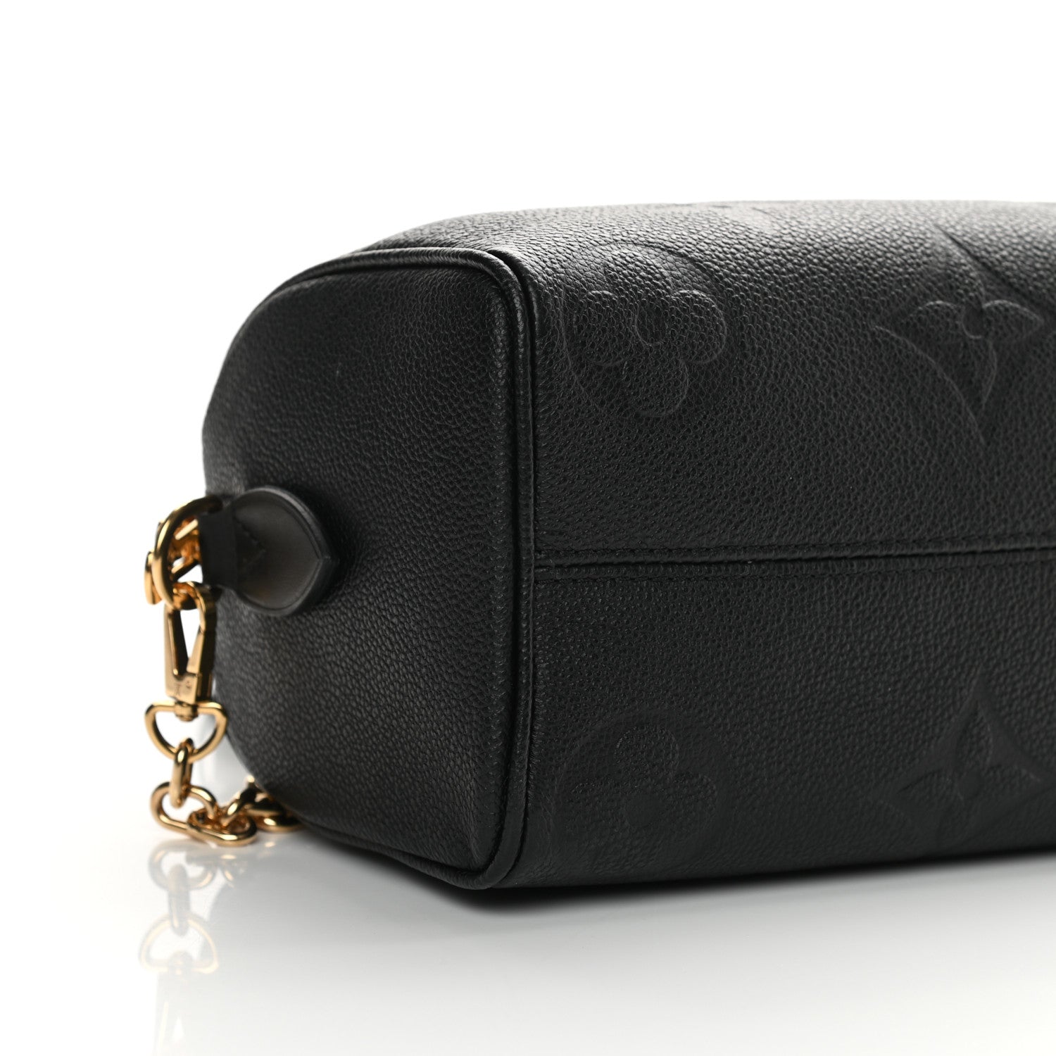Louis Vuitton Empreinte Monogram Giant Speedy Bandouliere 20 Black 8 of 11