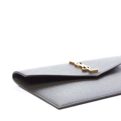 Saint Laurent Grain De Poudre Uptown Pouch Pebble 5 of 10