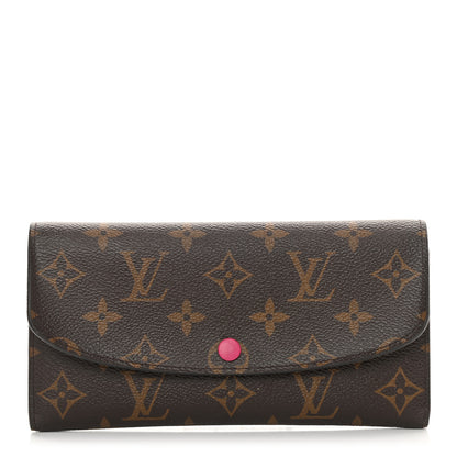 Louis Vuitton Monogram Emilie Wallet Fuchsia 1 of 11