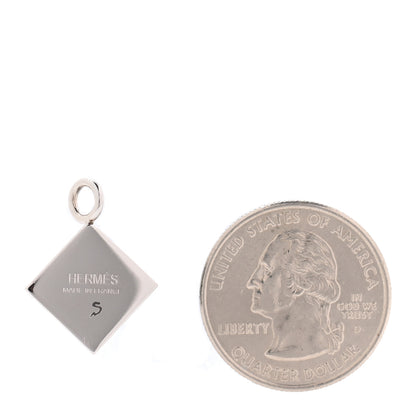 Hermes Palladium Medor Folk Pendant Charm Black 2 of 3