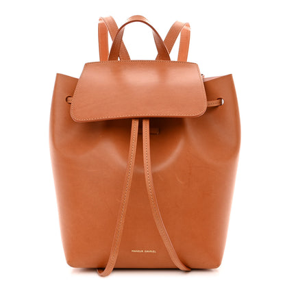 Mansur Gavriel Vegetable Tanned Calfskin Mini Backpack Cammello Rosa 1 of 10