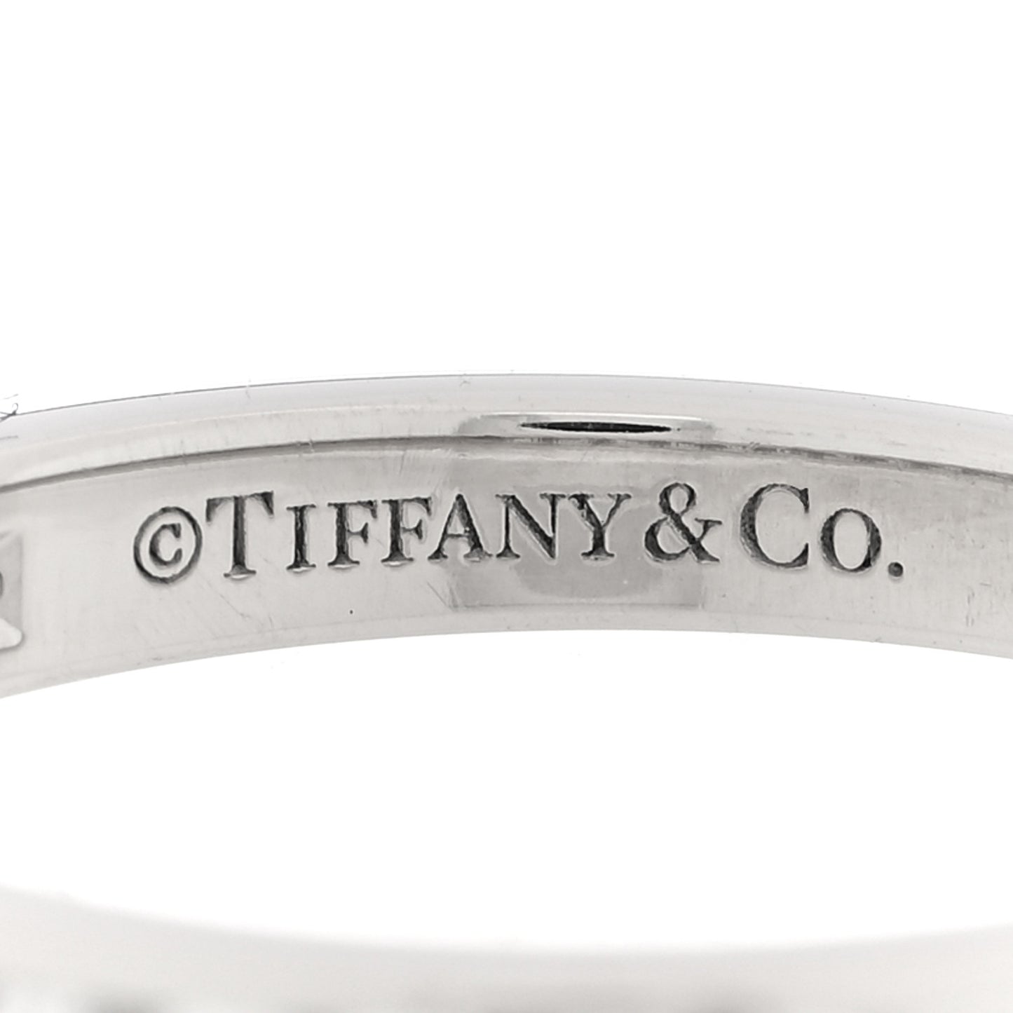 Platinum Diamond 2.5mm Half Circle Wedding Band Ring 51 5.75