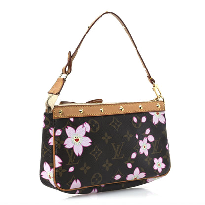 Louis Vuitton Monogram Cherry Blossom Pochette Accessories Brown 3 of 14