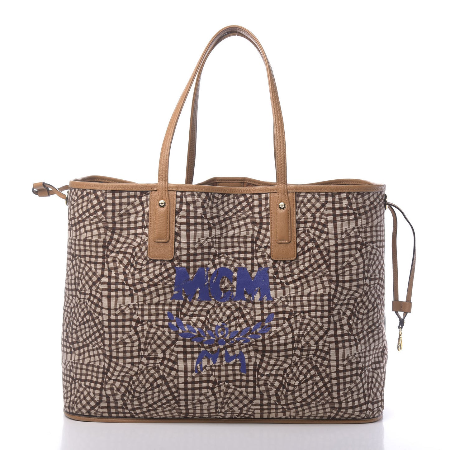 Visetos Large Liz Reversible Shopper Tote Cognac