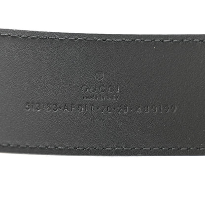 Gucci Calfskin Crystal Double G 40mm Belt 70 28 Black Multicolor 3 of 6