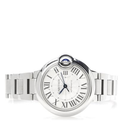 Cartier Stainless Steel 33mm Ballon Bleu De Cartier Automatic Watch 3 of 6