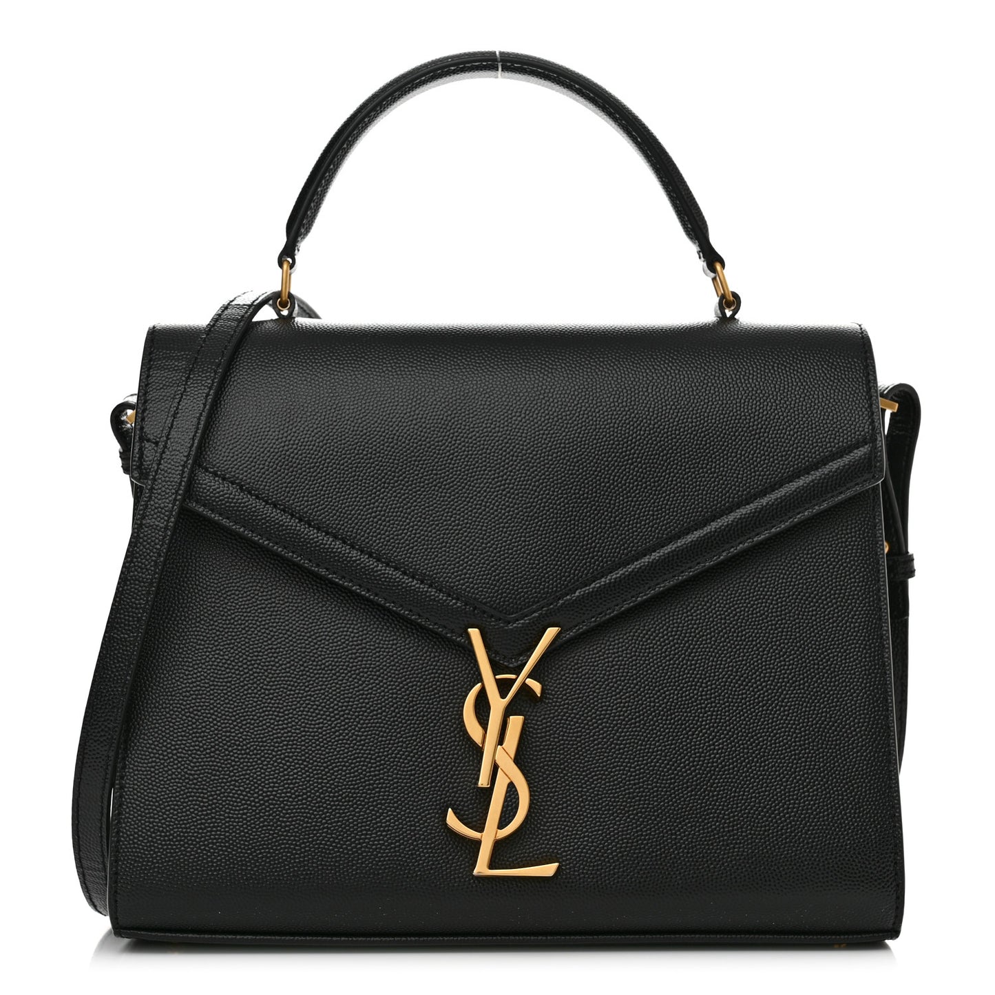 Grain de Poudre Medium Classic Monogram Cassandra Top Handle Black