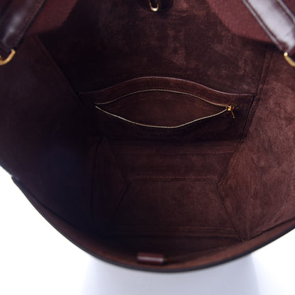 Celine Supersoft Calfskin Sangle Bucket Bag Burgundy 5 of 10