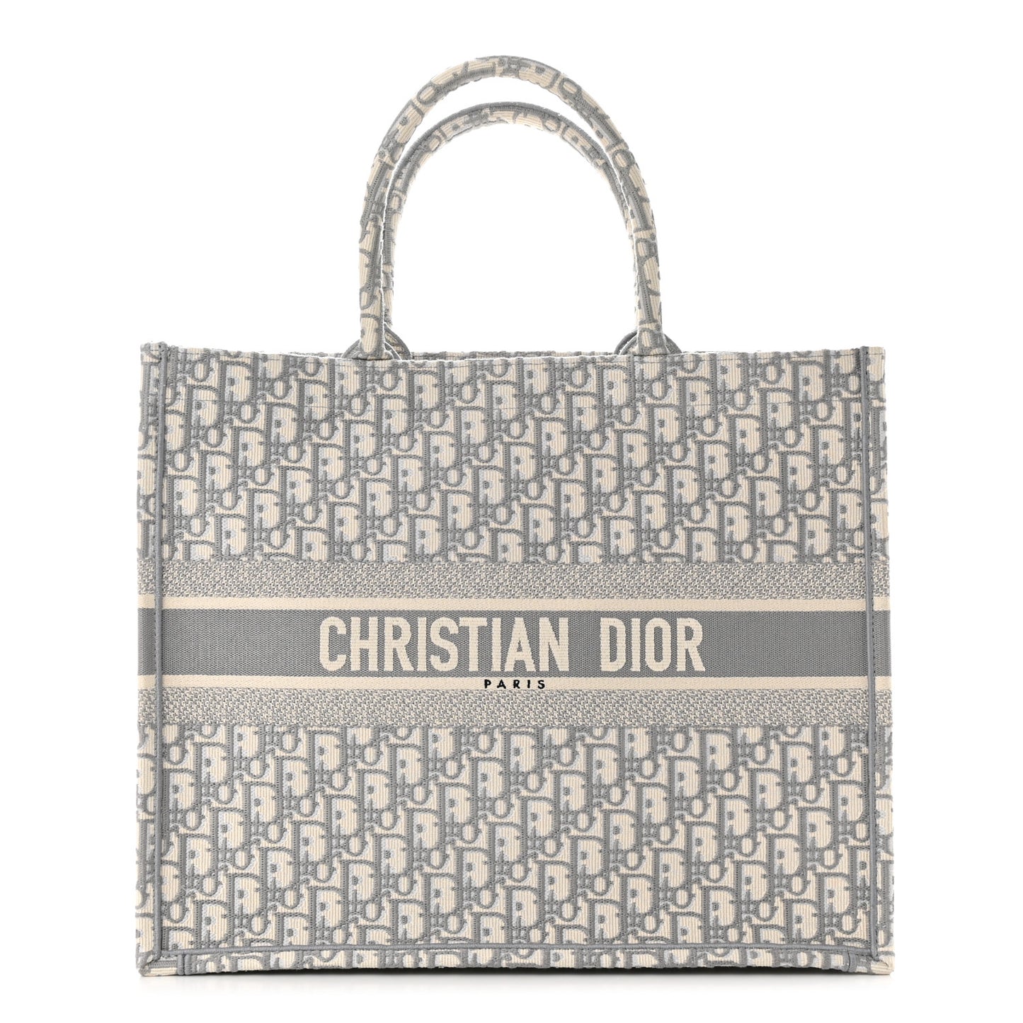 Oblique Large Book Tote Grey