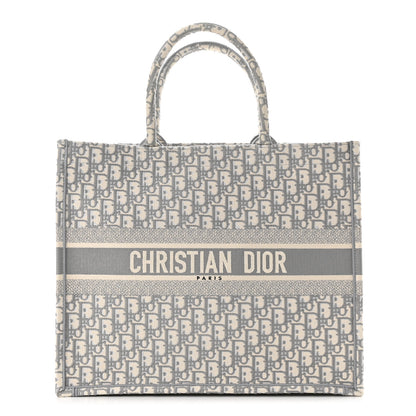 Christian Dior Oblique Large Book Tote Grey 1 of 11