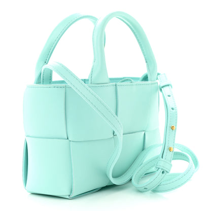 Bottega Veneta Lambskin Maxi Intreccio Candy Arco Tote Celadon 4 of 10
