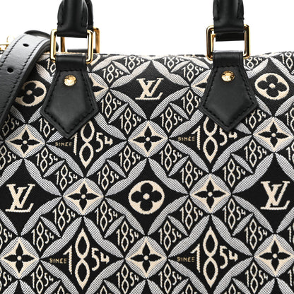 Louis Vuitton Jacquard Since 1854 Speedy Bandouliere 25 Grey 9 of 12