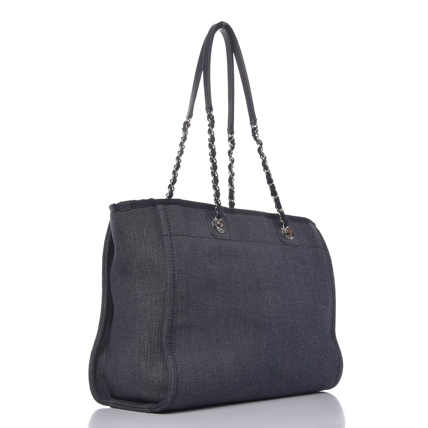 Denim Small Deauville Tote Dark Blue