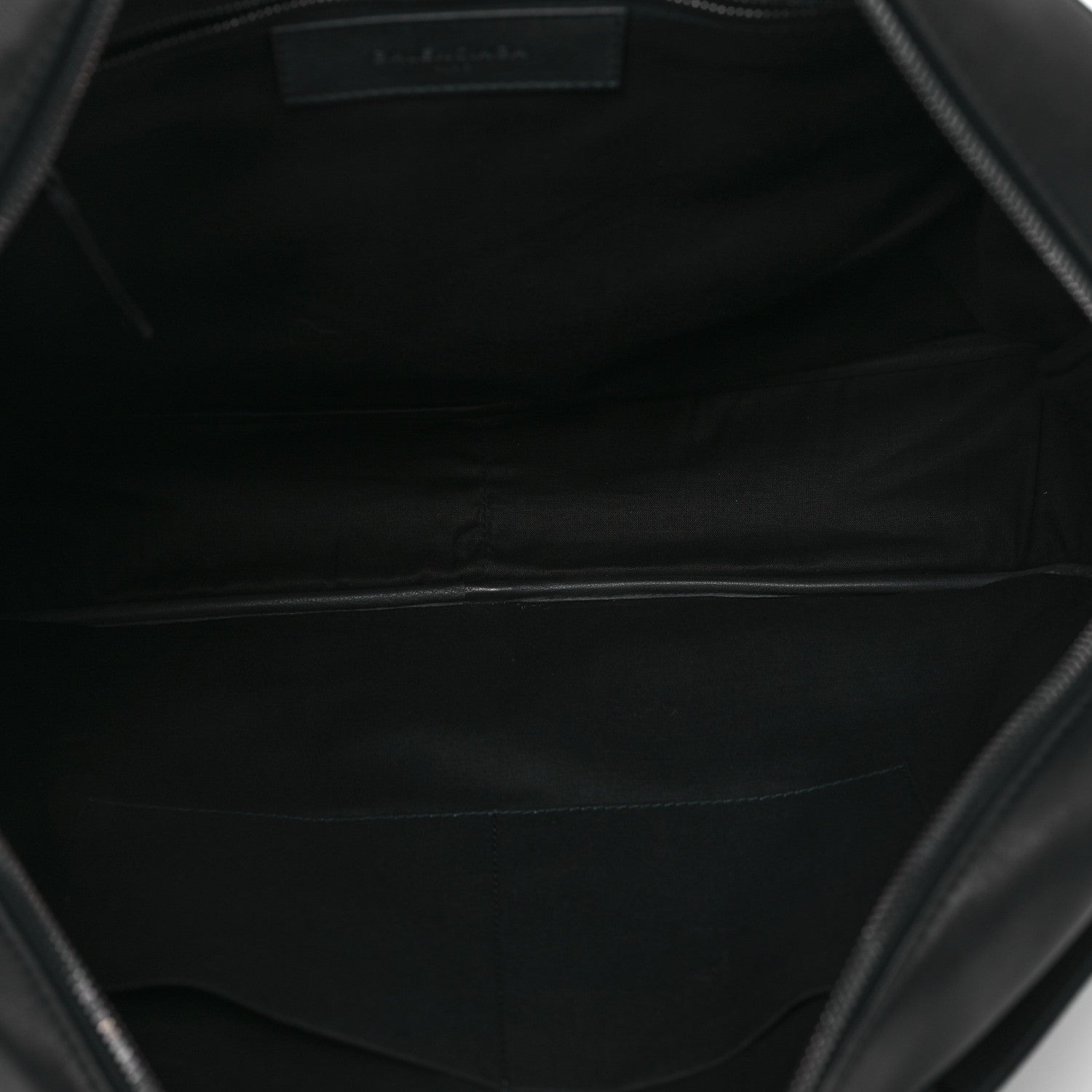 Balenciaga Veau Soyeux Perforated Blackout City Briefcase Black 5 of 12
