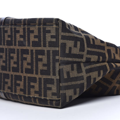 Fendi Zucca Large Zip Tote Tobacco 8 of 9