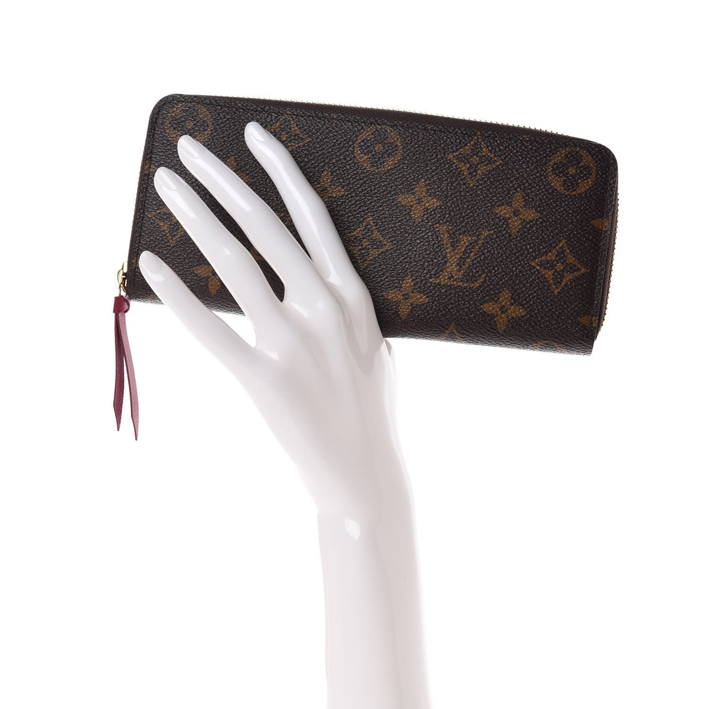 Monogram Clemence Wallet Fuchsia