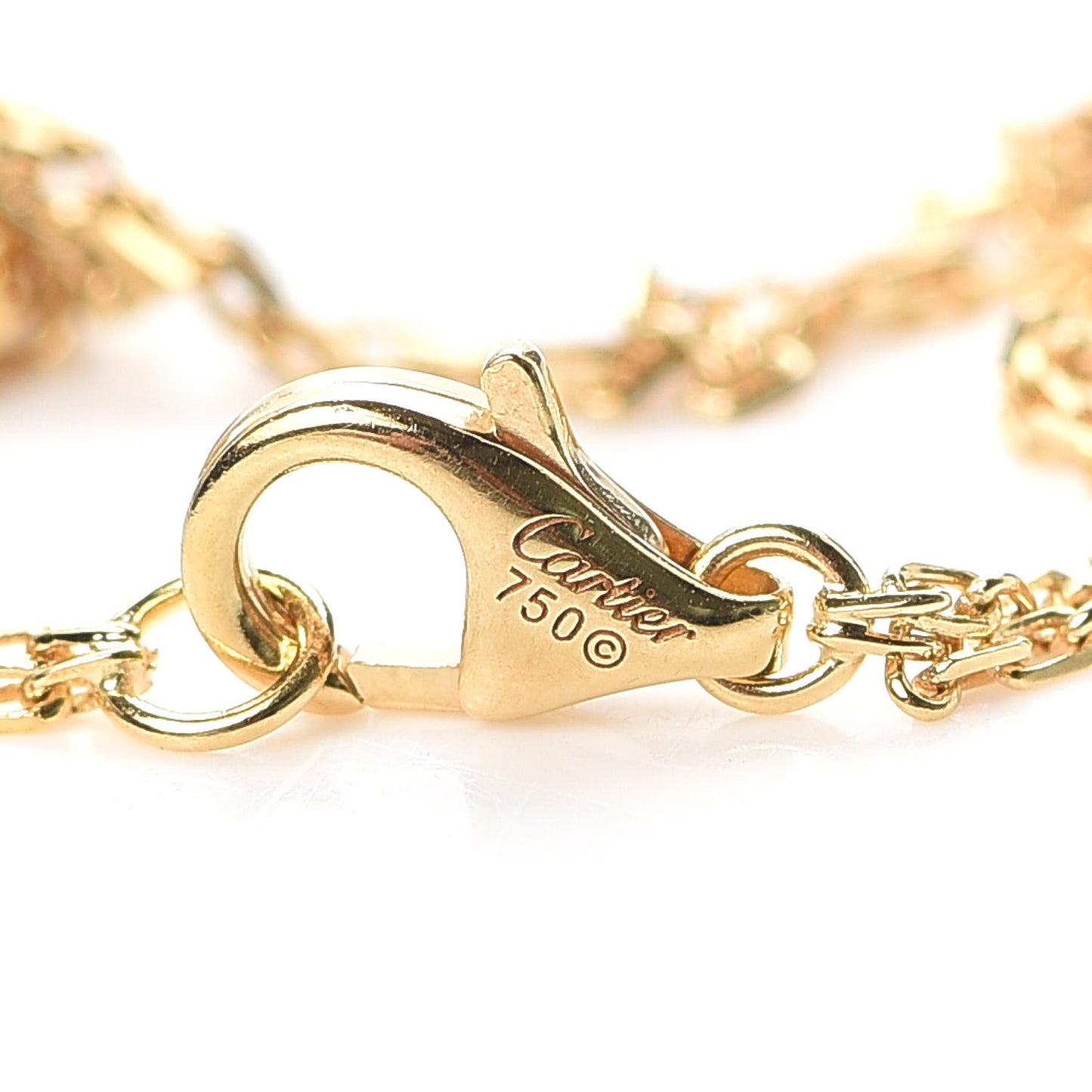 18K Yellow Gold Diamond LOVE Bracelet