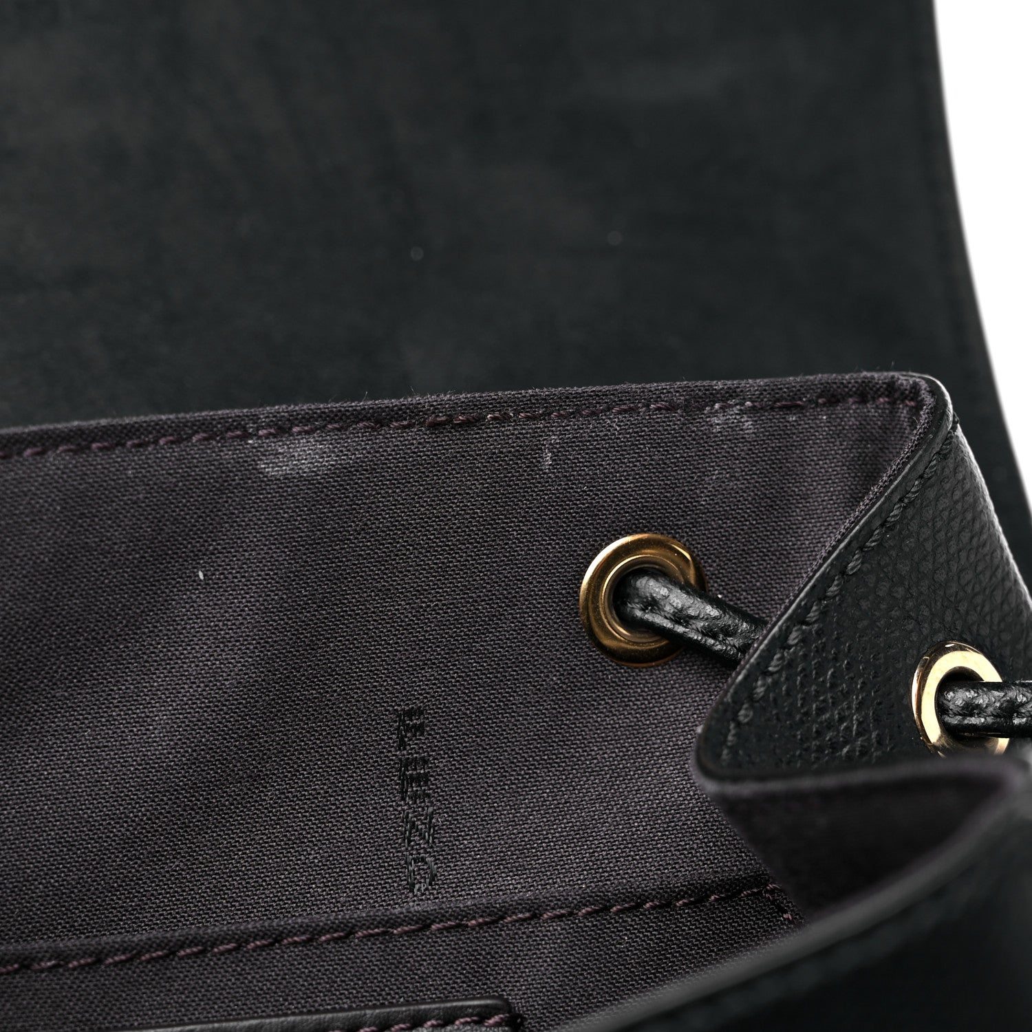 Fendi Vitello Cruise F is Fendi Drawstring Backpack Black 14 of 14
