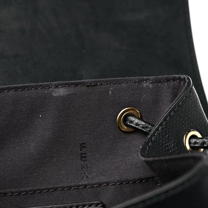 Fendi Vitello Cruise F is Fendi Drawstring Backpack Black 14 of 14