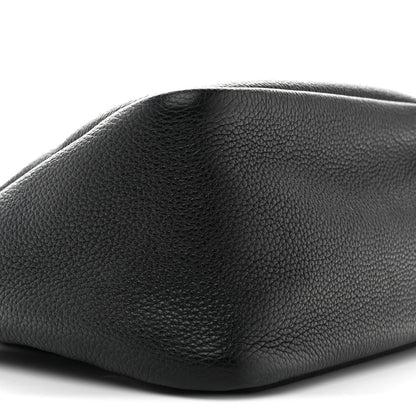 Prada Vitello Daino Soft Mini Zippered Top Handle Bag Black 8 of 10