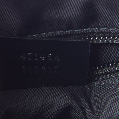 Gucci GG Supreme Monogram Web Messenger Bag Black 9 of 9
