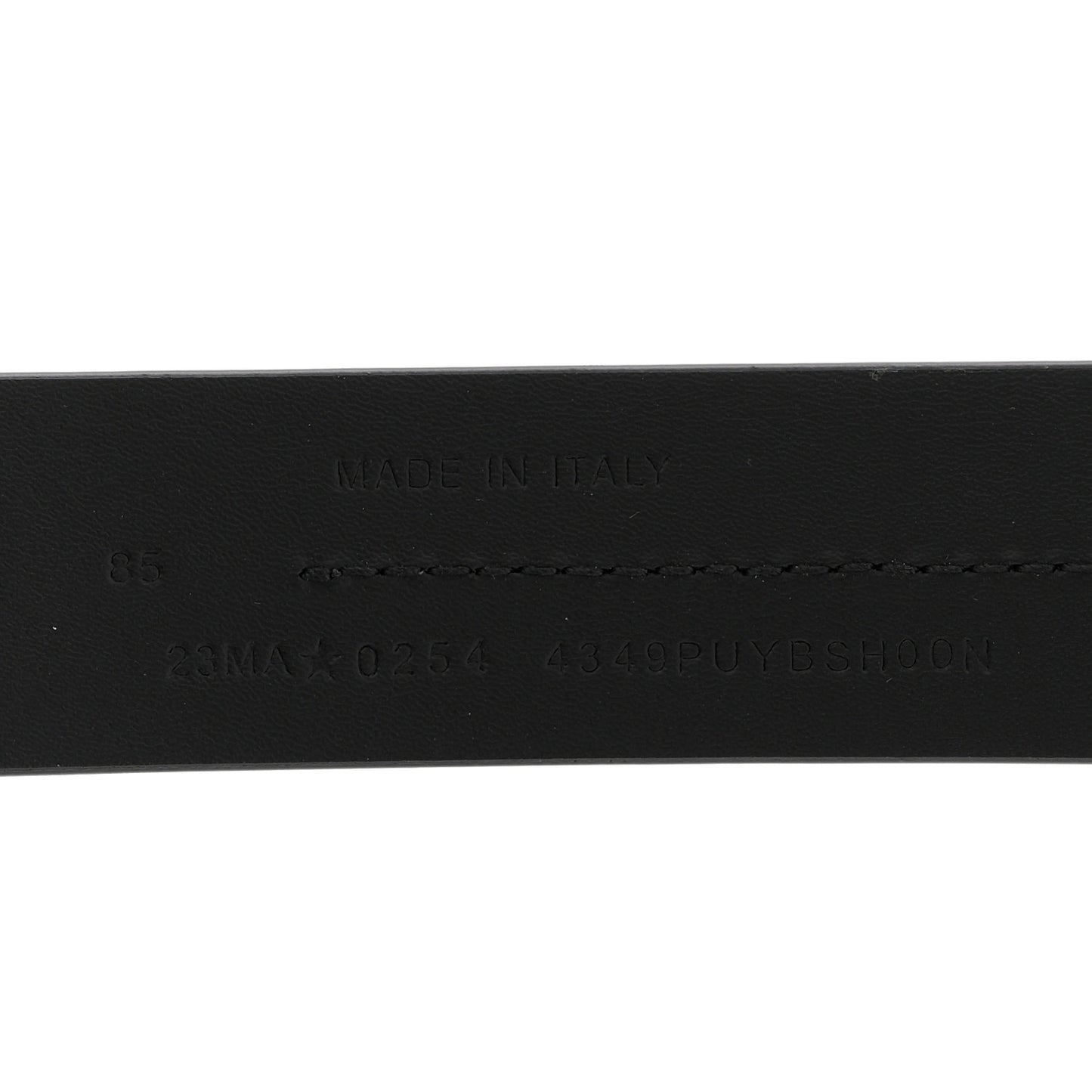 Calfskin Dior Homme 30mm Belt 85 34 Black