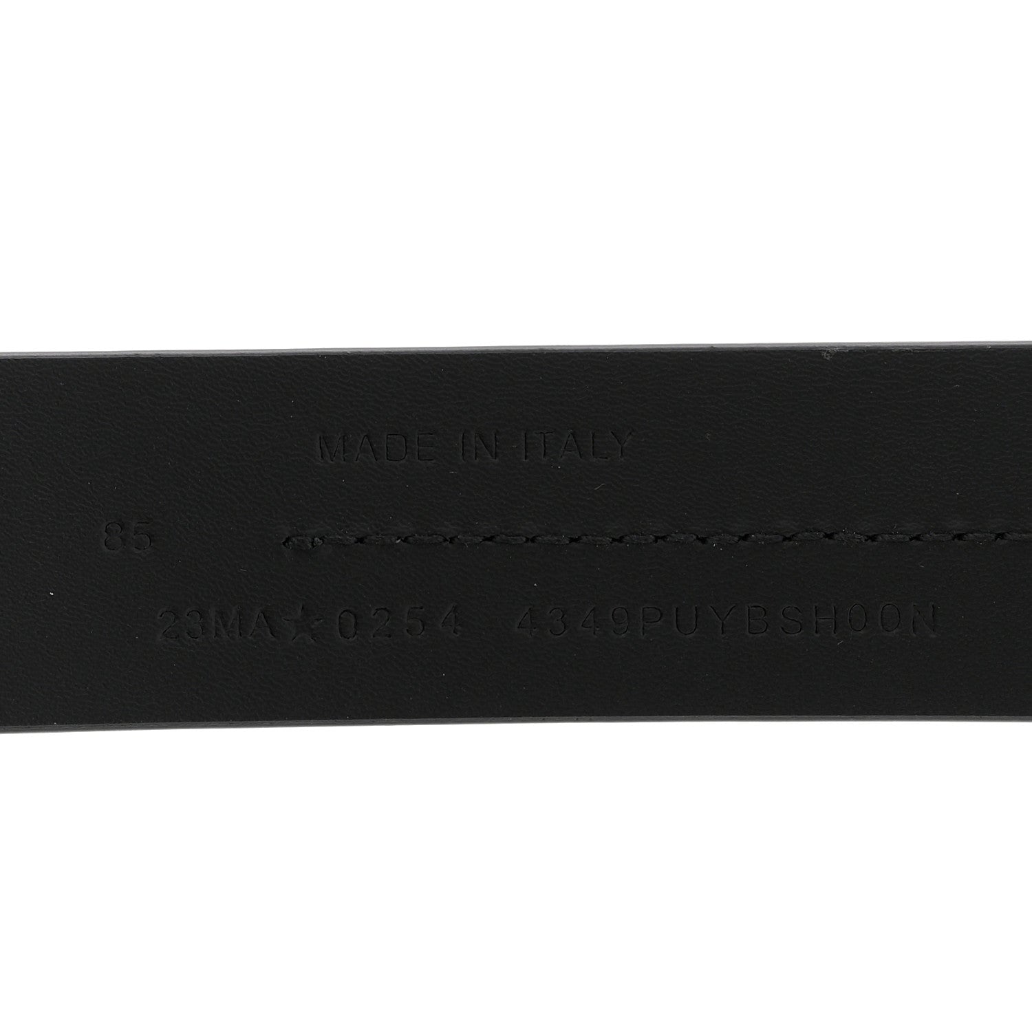 Christian Dior Calfskin Dior Homme 30mm Belt 85 34 Black 6 of 6