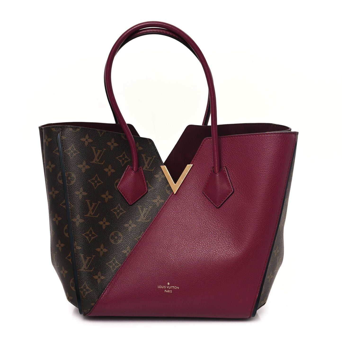 Calfskin Monogram Kimono Tote Grape