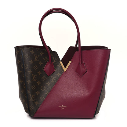 Louis Vuitton Calfskin Monogram Kimono Tote Grape 1 of 13