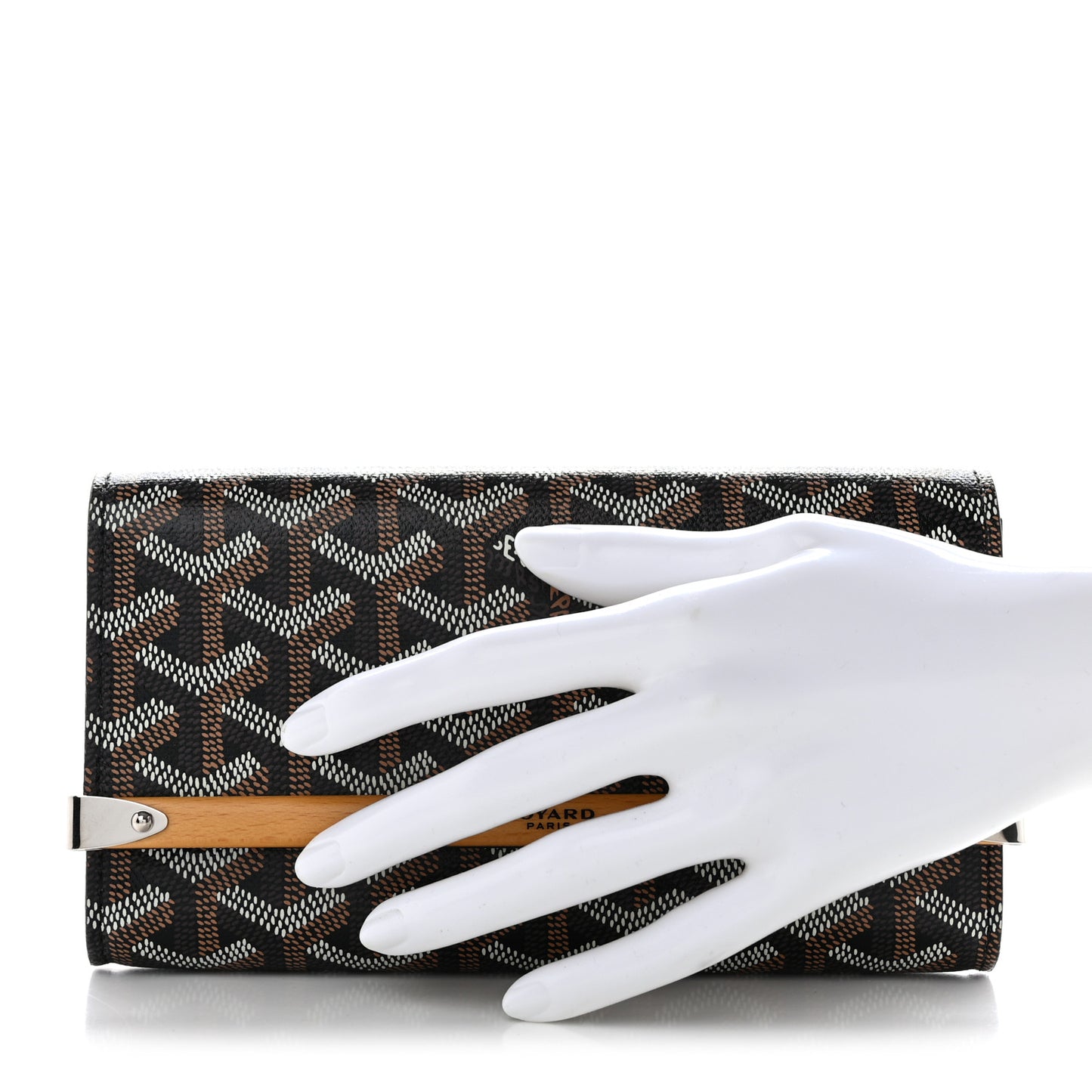 Goyardine Monte Carlo Mini Case Black Gold