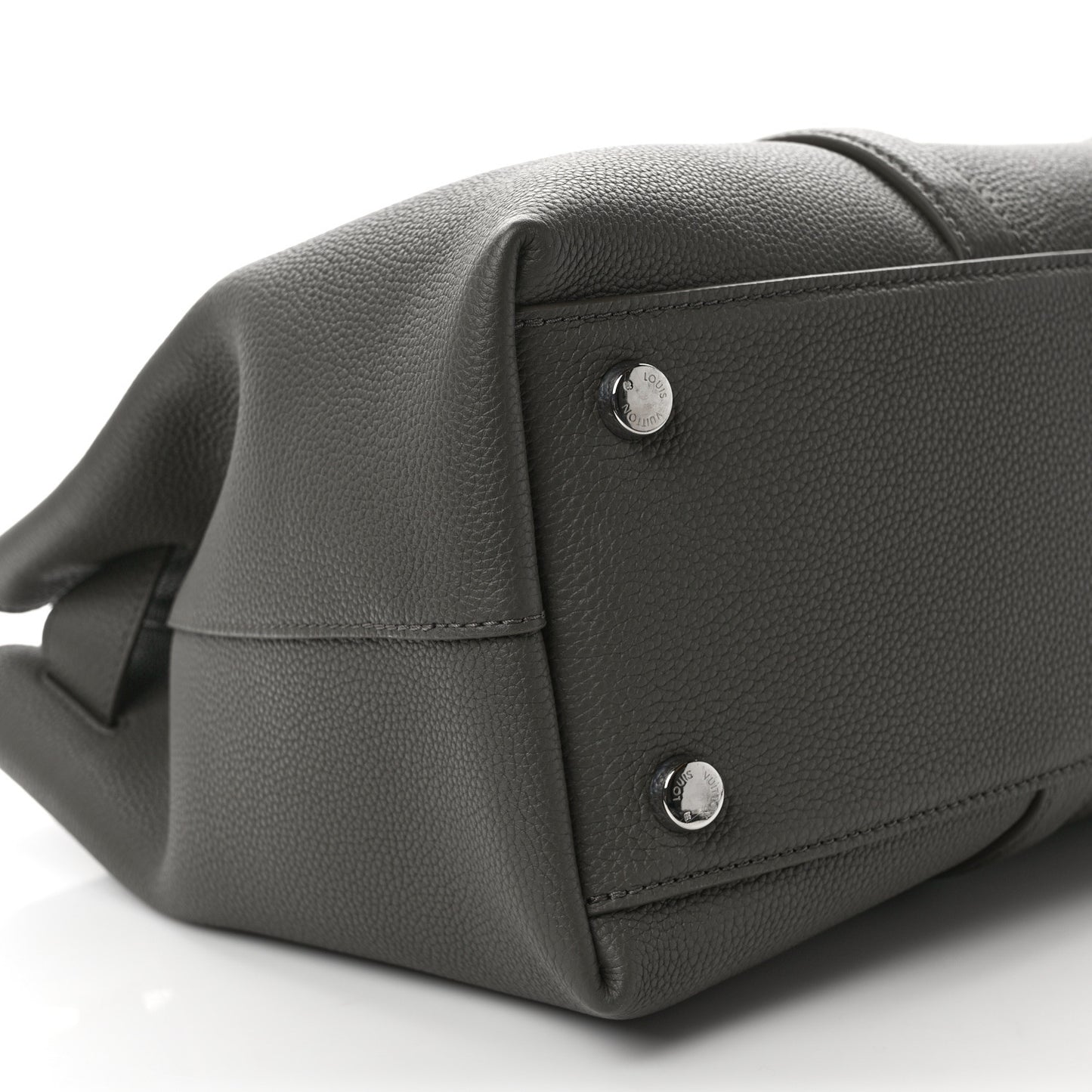 Millesime Calfskin Georges Tote MM Khaki