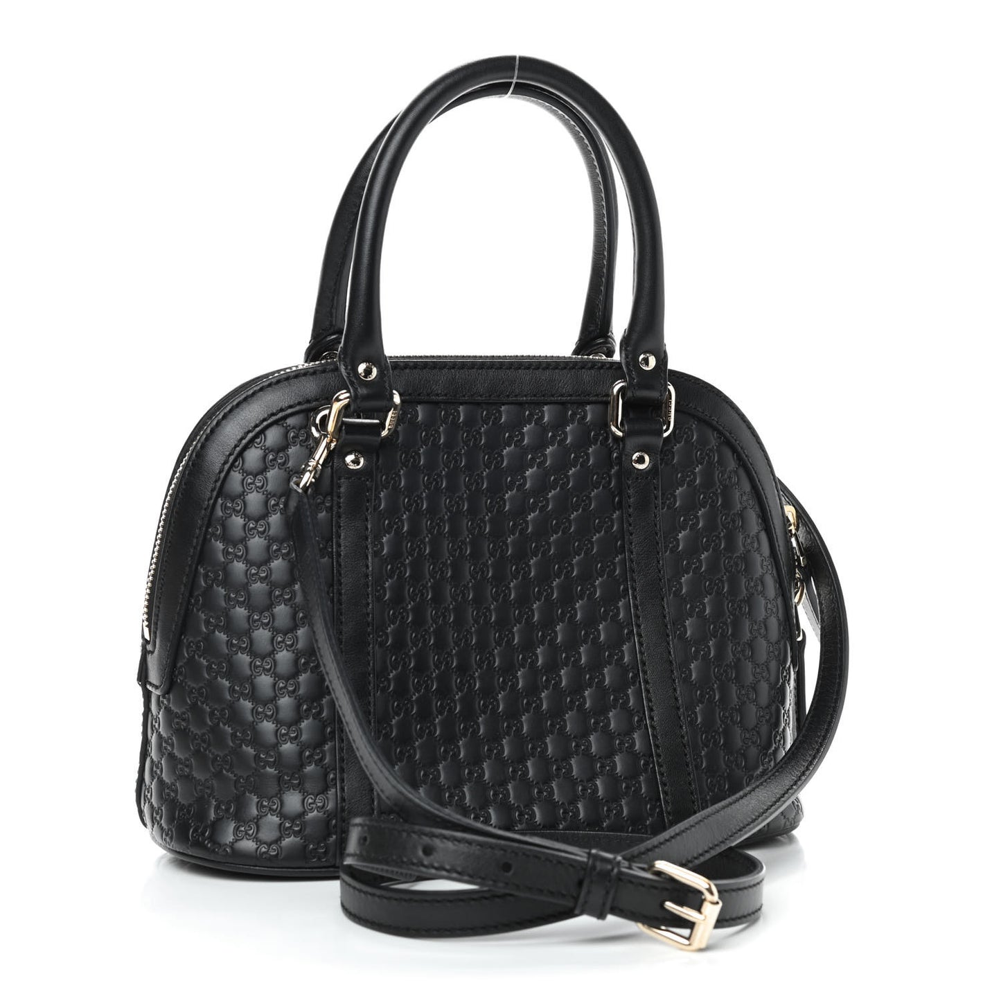 Microguccissima Mini Dome Bag Black