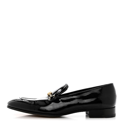 Louis Vuitton Patent Monogram Mens Club Loafers 11 Anthracite 1 of 12