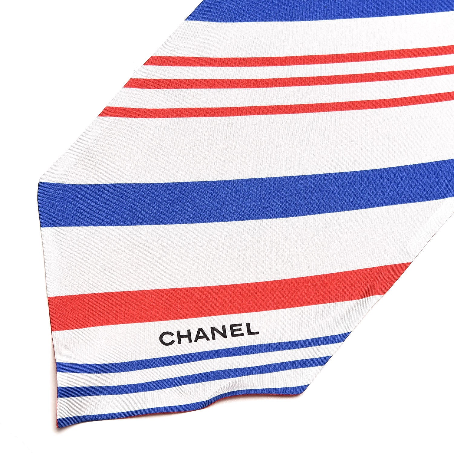 Chanel Silk Airlines Scarf Red 4 of 5