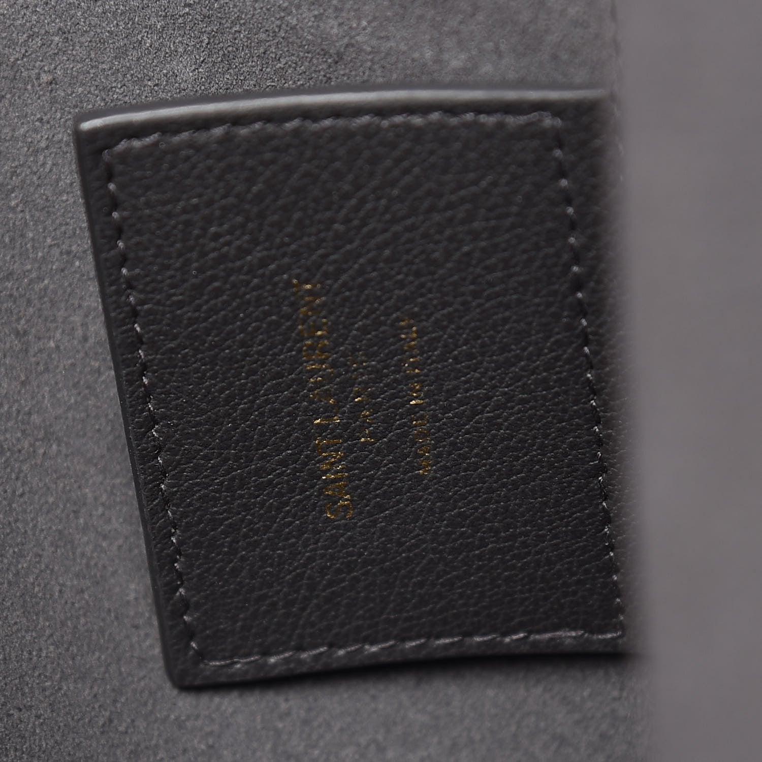 Saint Laurent Calfskin Large Shopping Tote Asphalt 11 of 12
