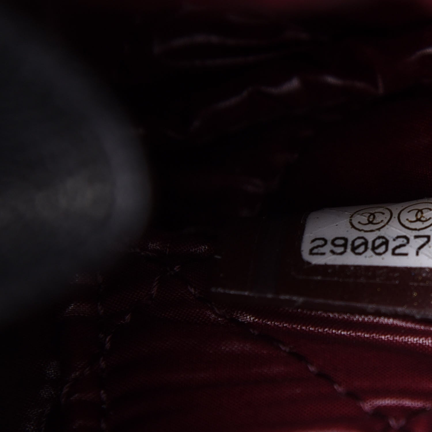 Chanel Caviar Quilted Curvy Pouch Cosmetic Case Black 7 of 11