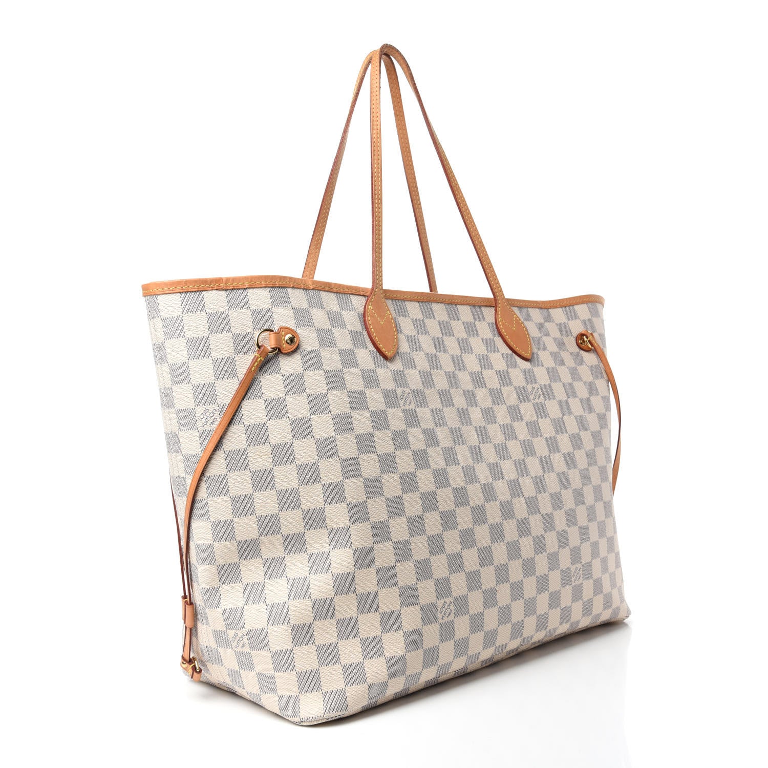 Louis Vuitton Damier Azur Neo Neverfull GM Rose Ballerine 3 of 17