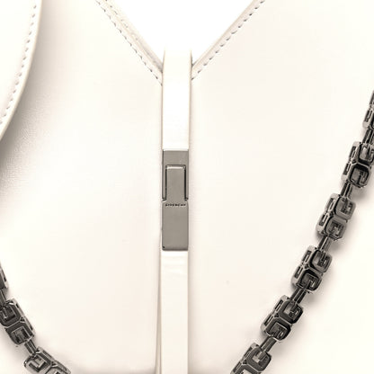 Givenchy Box Calfskin Small Cut Out Shoulder Bag Ivory 12 of 13
